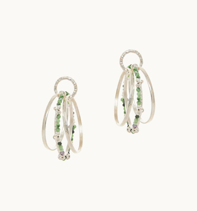 zoisite earrings