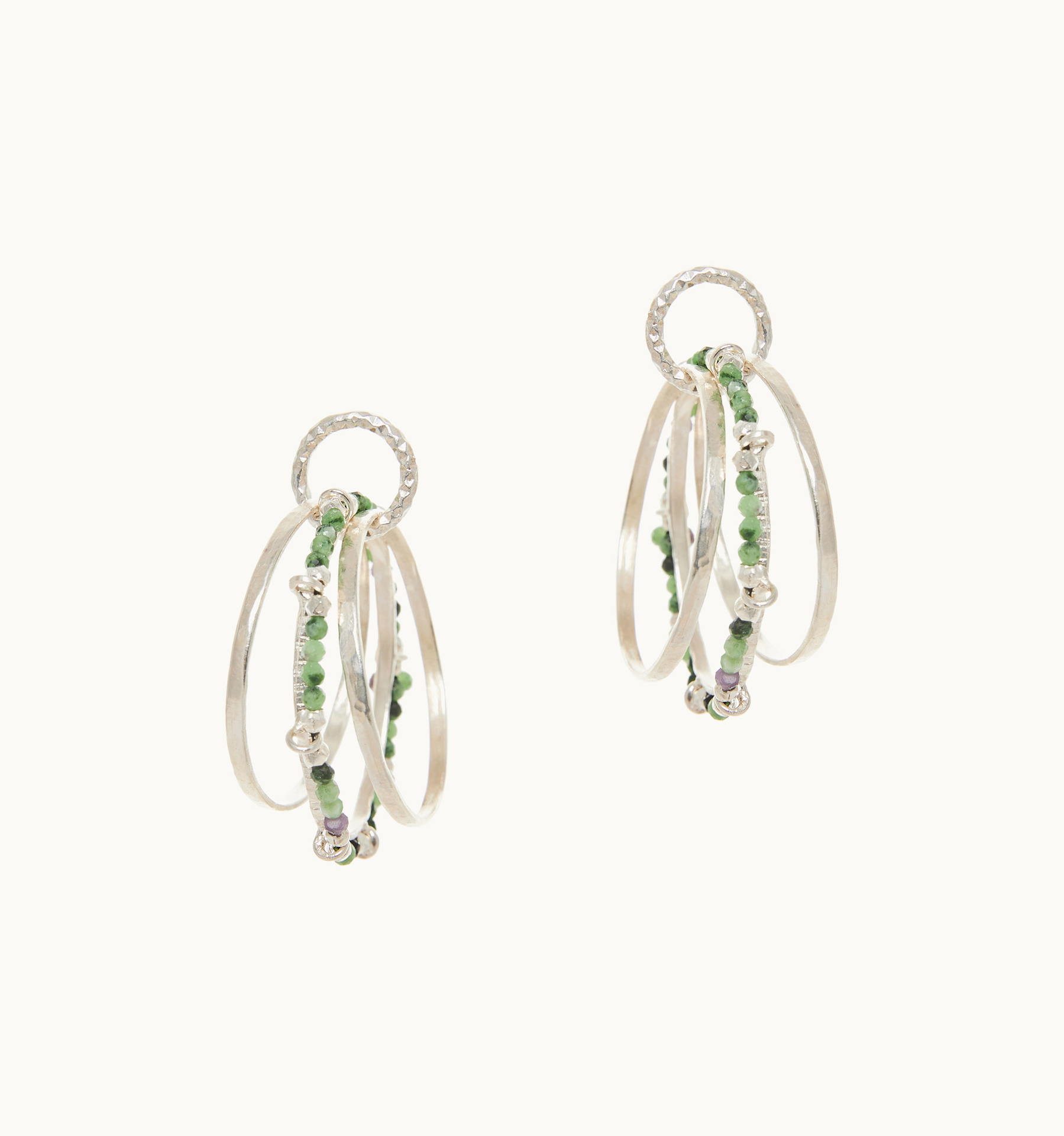 zoisite earrings