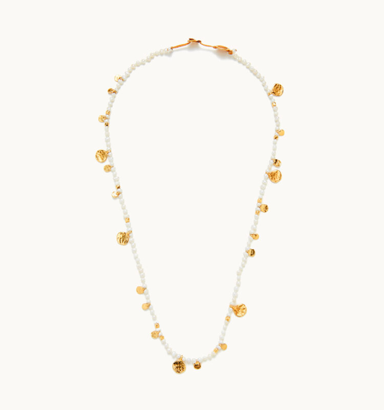 short freshwater pearls necklace