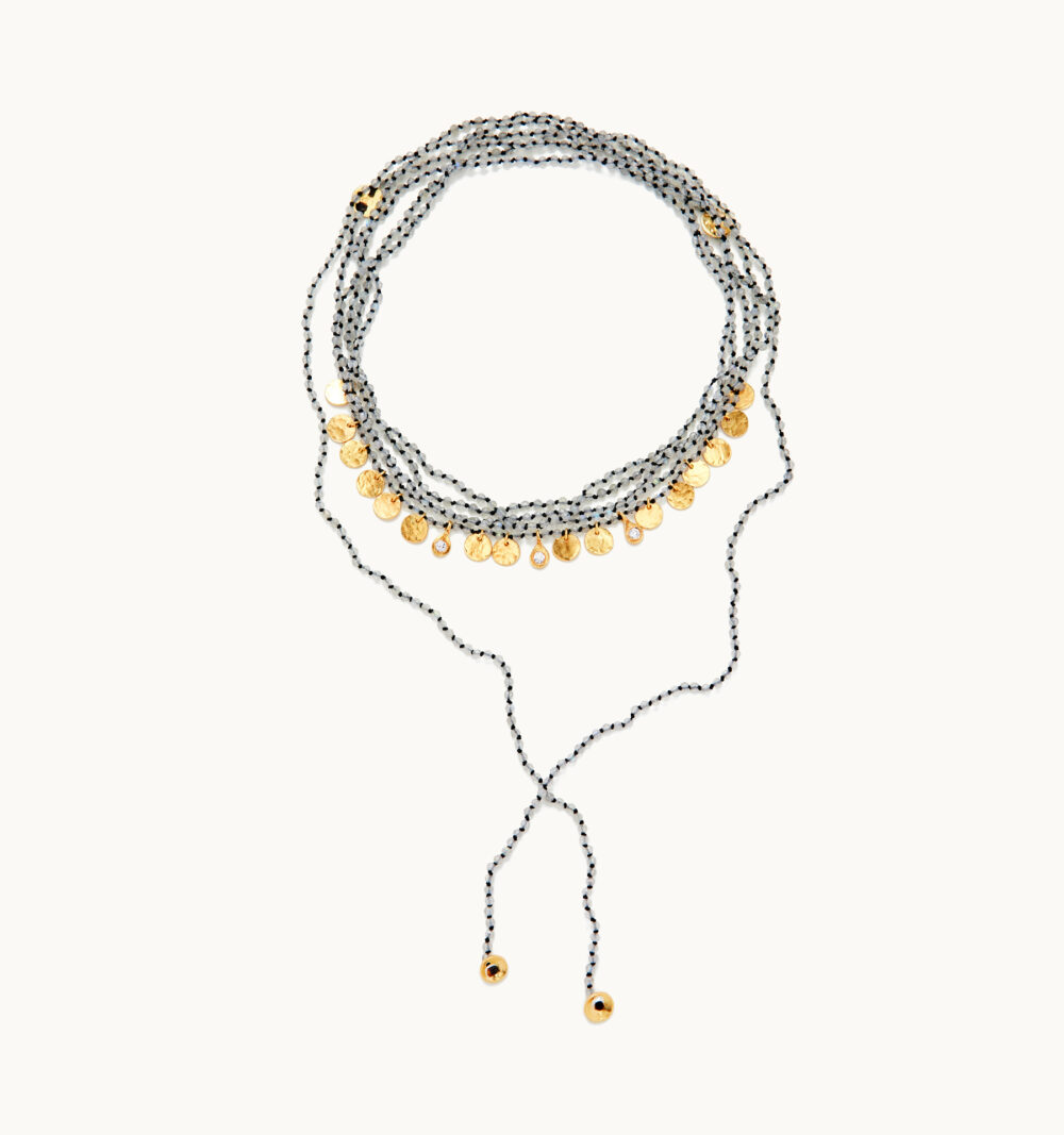 long labradorite necklace