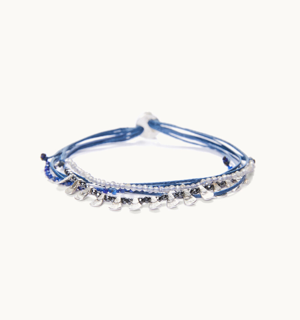blue bracelet