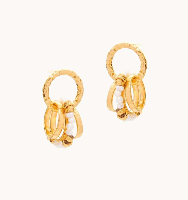 Tiny Hula Hoop Earrings