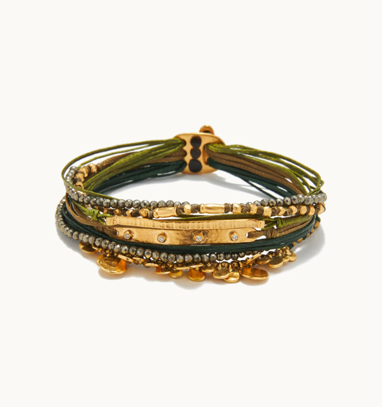 Nova – Bold Stone Cord Bracelet