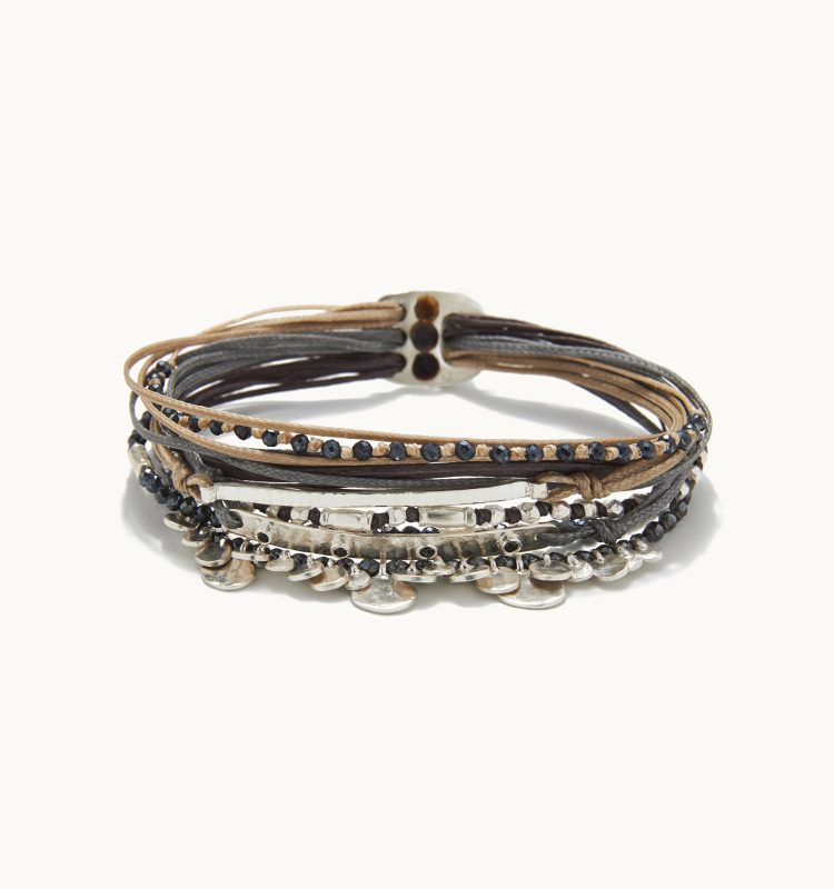 Nova – Bold Stone Cord Bracelet