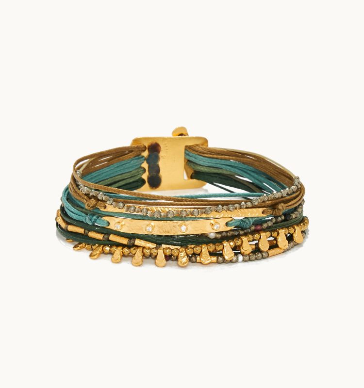 Girasole – Bold Stone Cord Bracelet