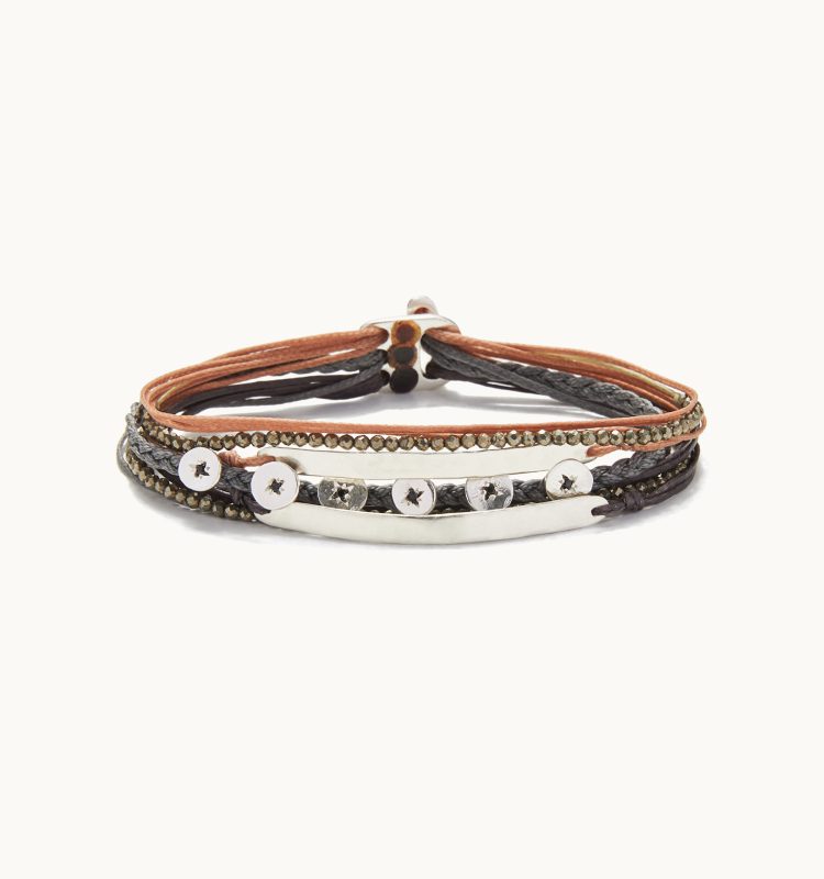 Onar – Bold Stone Cord Bracelet