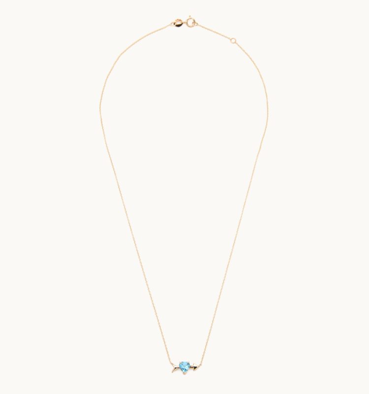 Rhodon Topaz Necklace | Petite